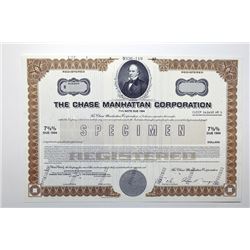 Chase Manhattan Corp. 1987 Specimen Bond.