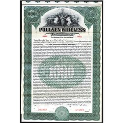 Poulsen Wireless Corp., 1911 Specimen Bond.