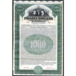 Poulsen Wireless Corp., 1911 Specimen Bond.