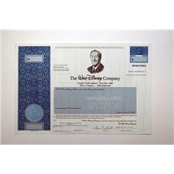 Walt Disney Co. 1990 Registered Bond.