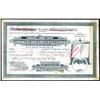 Image 1 : Orange County Abstract Co., 1890 Issued Stock Certificate.