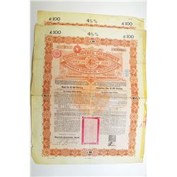 Imperial Chinese Government 1898 Gold Bond