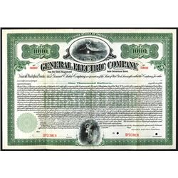 General Electric Company 1912 Specimen Bond.