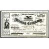 Image 1 : Golden Gate Hydraulic Mining Company, 1878 Stock Certificate.