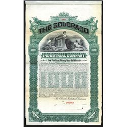 Colorado Industrial Co., 1904 Specimen Bond.