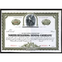 North Bullfrog Mining Company Specimen Shares. CA 1900.