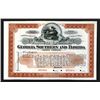 Image 1 : Georgia Southern and Florida Railway Co., ca.1900, Specimen Stock Certificate.