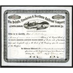 Duluth, Crookston & Northern Railroad Co., 1896, 1 I/C Stock.