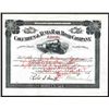 Image 1 : Columbus & Xenia Railroad Co 1912 Issued Stock Certificate.