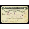 Image 1 : Cleveland, Lorain & Wheeling Rail Road Annual Pass 1885.