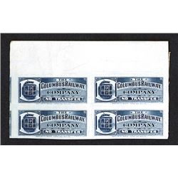 Railroad Transportation Ticket Specimens