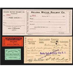 Helena Motor Railway Co. Tickets.