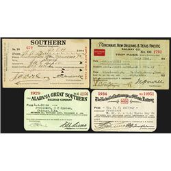 Southern Railroad Passes and Tickets