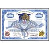 Image 1 : Florida Panthers Holdings, Inc., 1996 Specimen Stock Certificate.