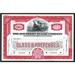 Southern Sugar Co., ND ca.1910-20's Specimen Stock Certificate.