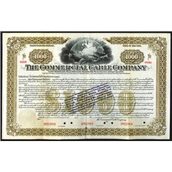 Commercial Cable Co., 1897 Specimen Bond.