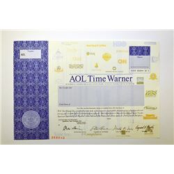 AOL Time Warner, 2001 Specimen Stock.