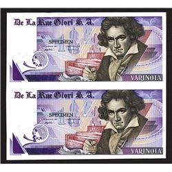 De La Rue Specimen