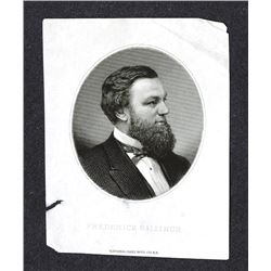 Frederick Billings Proof Vignette.