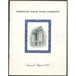 American Bank Note Co. Annual Report for 1971.