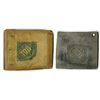 Image 1 : Intaglio printing plate for corner Numeral  "100 SHARES".