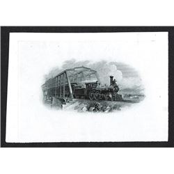 Locomotive Proof Vignette, ca. 1870-90's