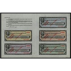 Mellon National Bank Traveler's Check Booklet.