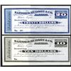 Image 1 : Safford, Hudson & Co. Arizona Territory Scrip Note Pair.