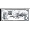 Image 1 : Diamond State Bank, $1 Proprietary Proof  Banknote
