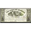 Image 1 : State of Georgia, 1864 Issued Obsolete Banknote.