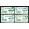 Image 1 : Summit County Bank, Cuyahoga Falls Obsolete Scrip Note Quartet.