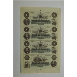 Bank of America Uncut Sheet 1-1-1-2