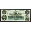 Image 1 : Bank of America, 1860's Obsolete Banknote.