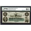 Image 3 : Bank of America, 1860's Obsolete Banknote.