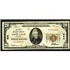 Image 1 : First National Bank of Glen Falls, NY, $20, 1929 1st Issue, CH# 980, Low Serial # C000082A.