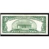 Image 2 : U.S. Silver Certificate, $5, Blue Seal, 1934D, KL#1655* Star Note.