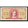 Image 2 : Scarce $5 Series 541 Military Payment Certificate. 1958-1961.