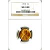 Image 3 : Lincoln Cent, 1910, NGC MS65 RD