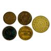 Image 2 : Civil War Era Tokens 5 Pieces.