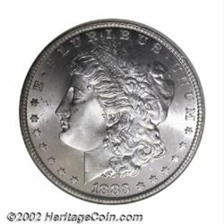 1883-CC S$1 MS67 NGC. This brilliant-white example probably entered the collecting community via the