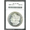 Image 1 : 1885-CC S$1 MS65 Deep Mirror Prooflike ANACS. Moderately abraded with fully frosted devices and some