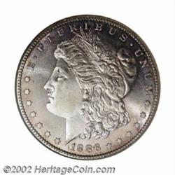 1886-S/S S$1 MS65 Deep Mirror Prooflike ANACS. VAM-2. Top 100 Variety. As an issue, the 1886-S is no