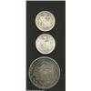 Image 2 : 1883 25C Quarter AU50 Cleaned Uncertified, Breen-8033, the first 8 in the date is clearly repunched.