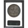 Image 2 : 1883 S$1 Hawaii Dollar XF45 ANACS. The dove-gray and mauve patina is lighter on the reverse. An attr