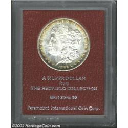 1892-CC S$1 Morgan Dollar MS65 Paramount (MS61). Ex: Redfield. The centers are brilliant, while the.
