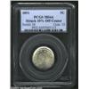 Image 3 : 1891 5C Nickel--Struck 10% Off Center--MS64 PCGS. Struck off center at 7 o'clock. STATES is close to
