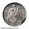 Image 1 : 1890 10C Dime--Straight Clip at 10 o'clock, Curved Clip at 4 o'clock--AU55 NGC. The clips are as des