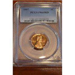 1958 Lincoln Penny - PCGS PR66 RED