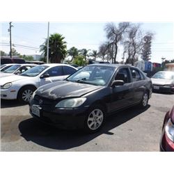 04 Honda Civic 4dr Sedan - ADT - DRIVE MC HG