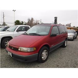96 Nissan Quest 3 Dr  Passenger Van - T - `DRIVE